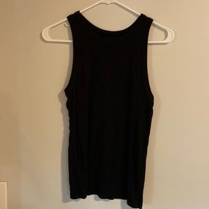 A new day black tank top